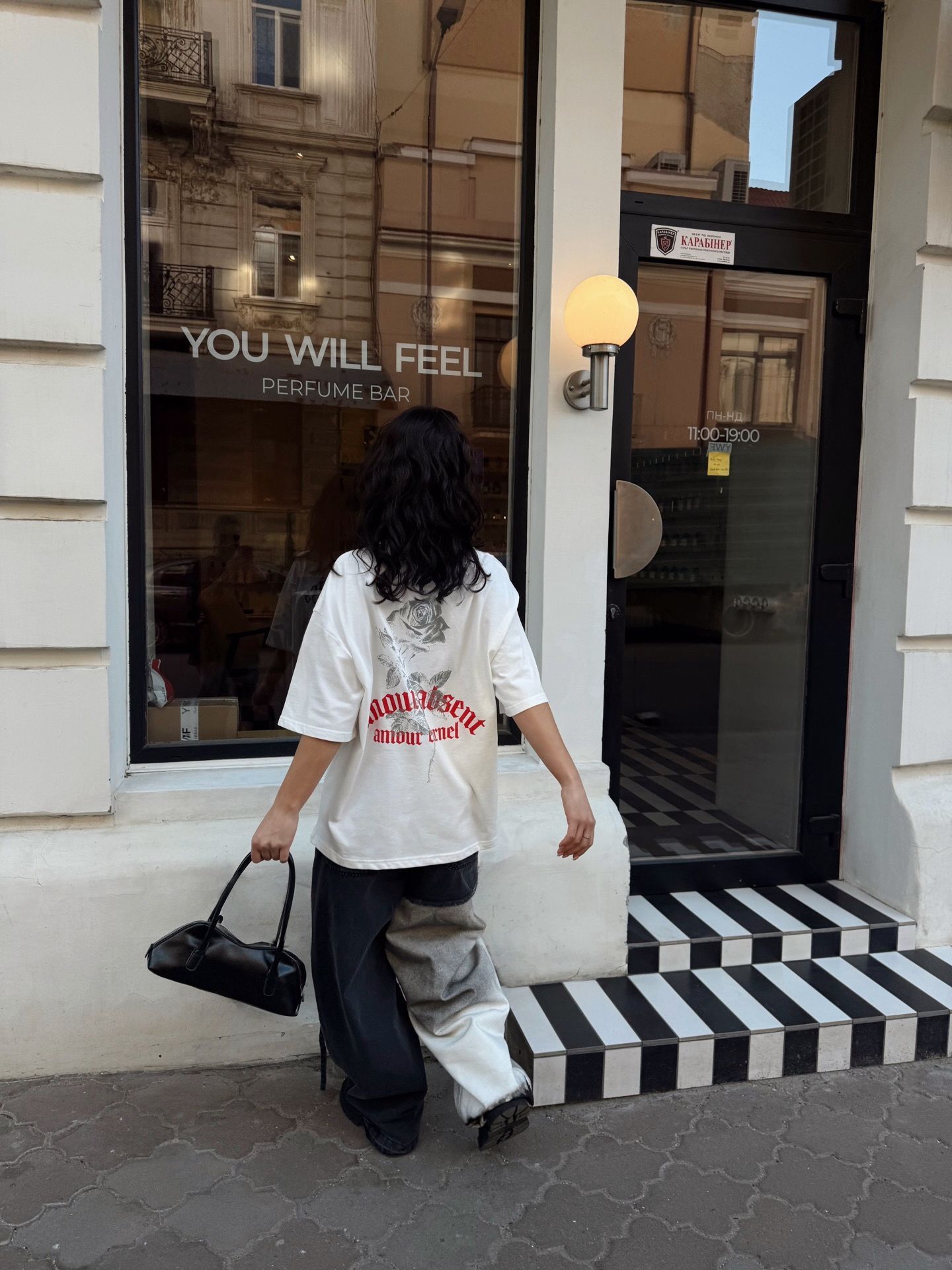White &ldquo;Rose&rdquo; T-Shirt