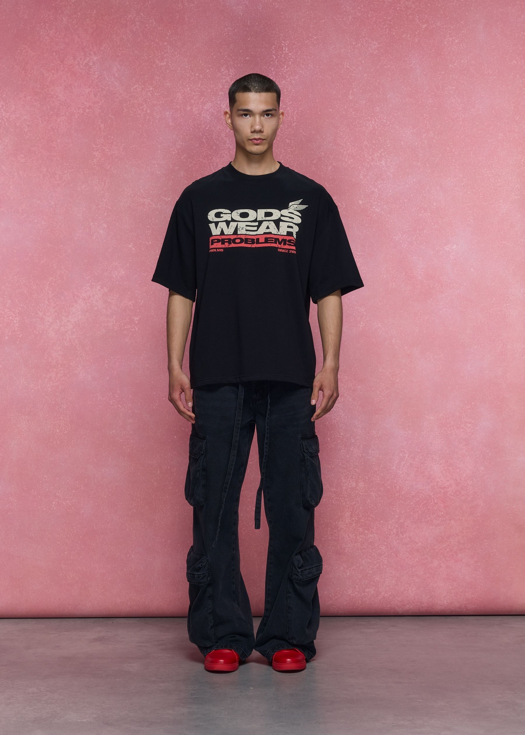 Футболка Gods Wear Problemes Black U-TS-GWB-2026-S фото