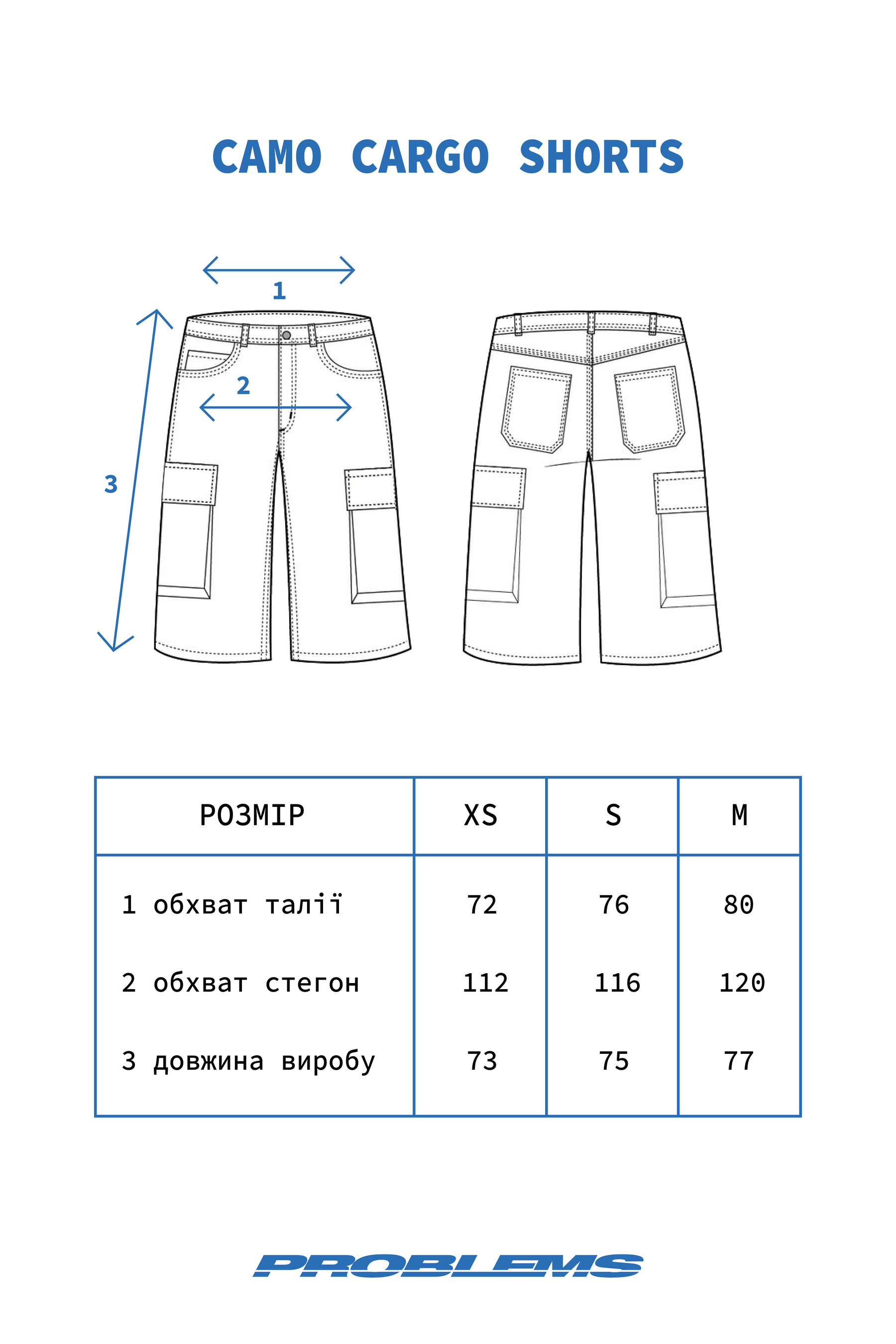 Shorts Camo Cargo