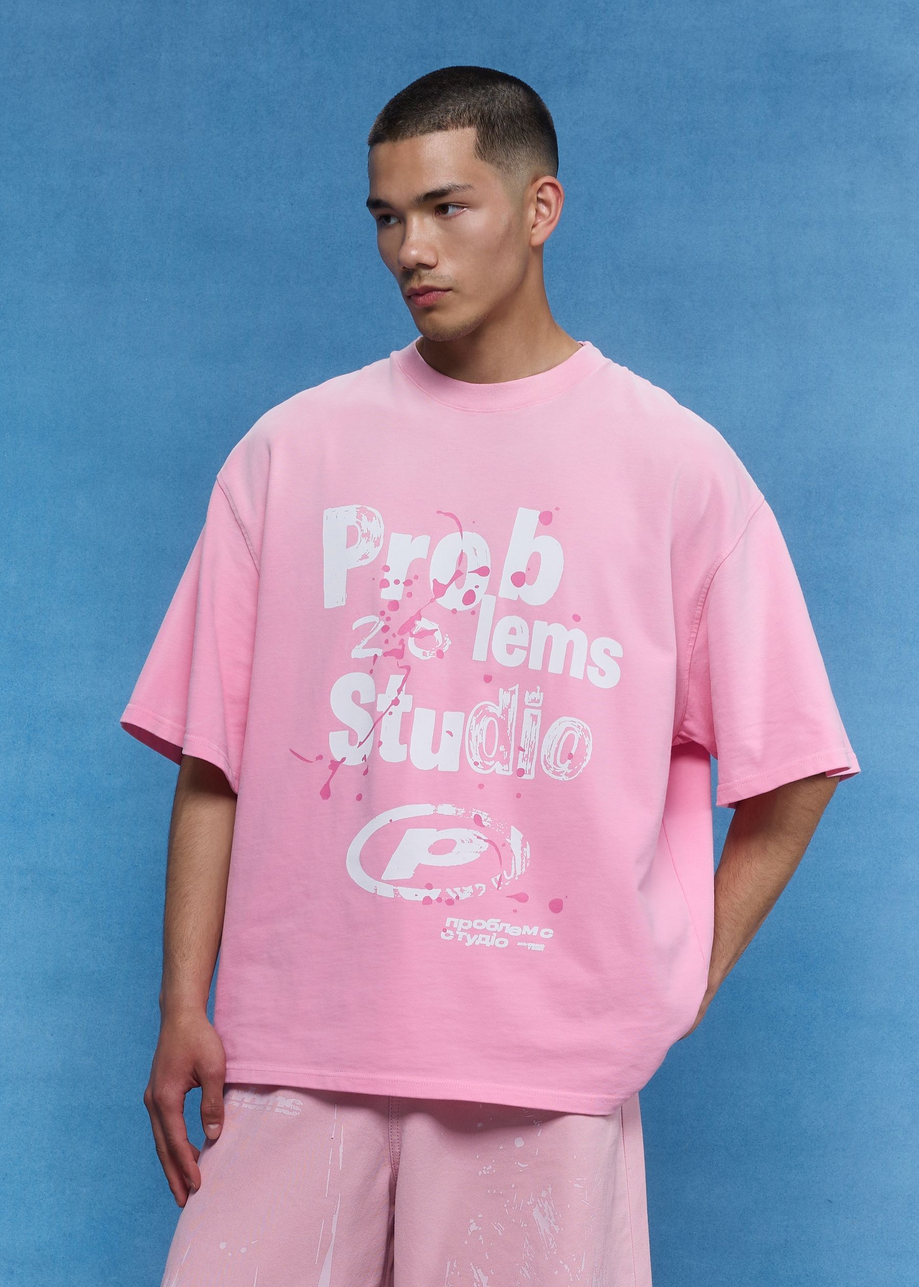 Футболка Problemes Studio PINK U-TS-GP-2026-OS фото