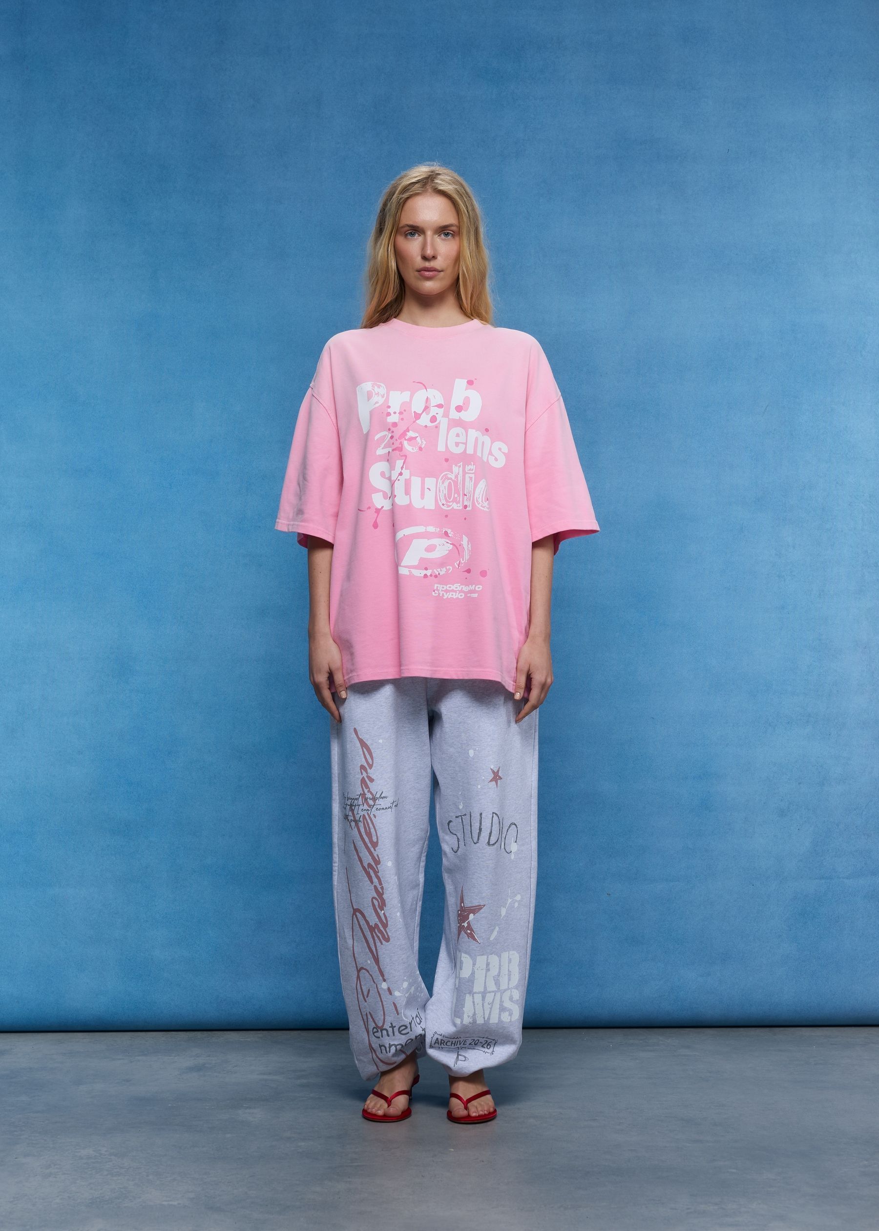 Футболка Problemes Studio PINK U-TS-GP-2026-OS фото