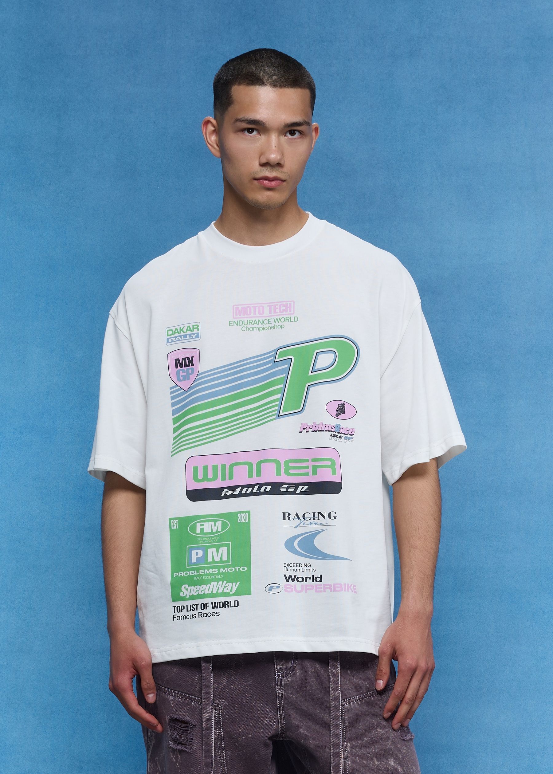Футболка Racing Moto White U-TS-RMW-2026-S фото