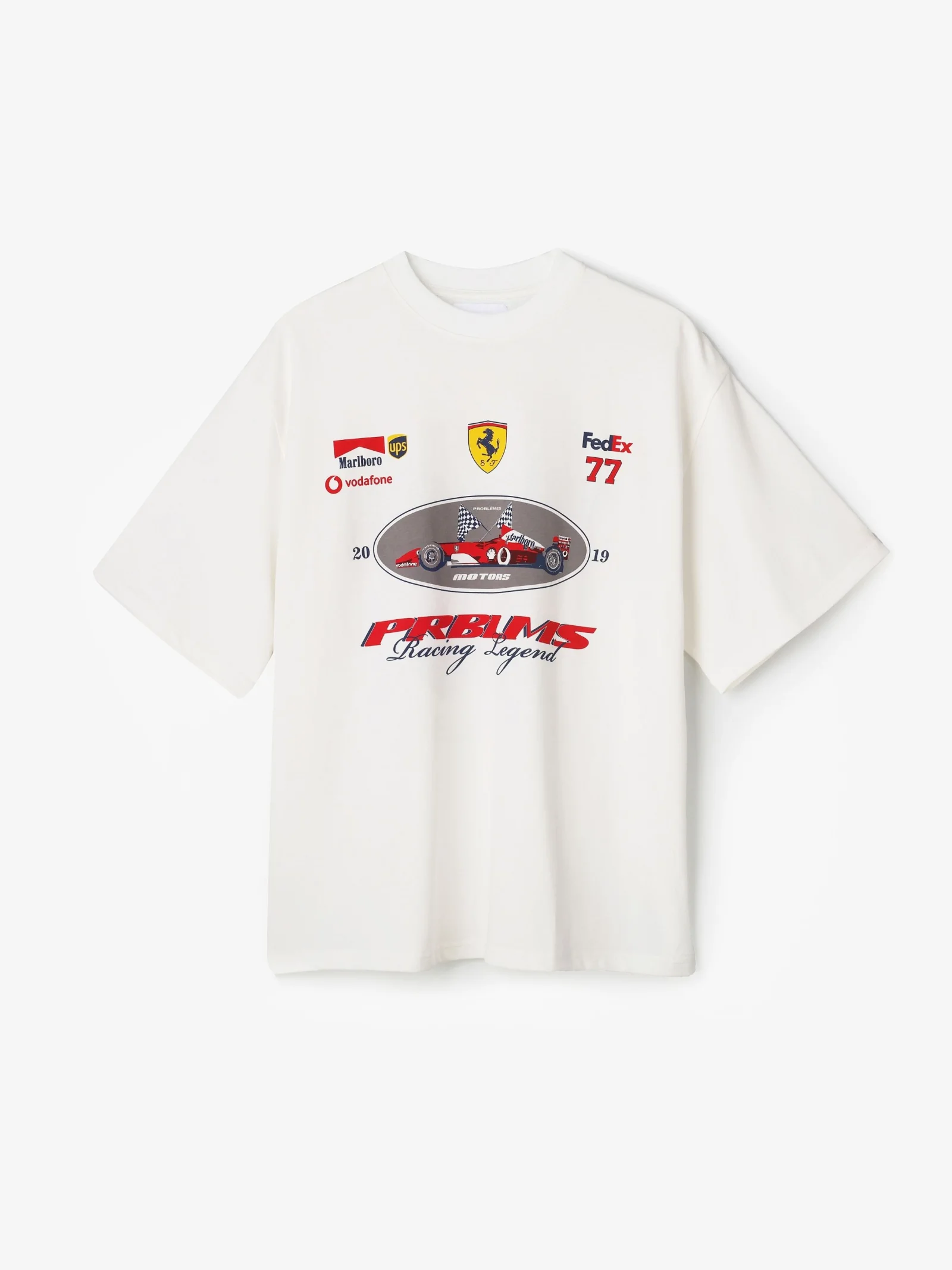 Футболка Racing Legend White 1