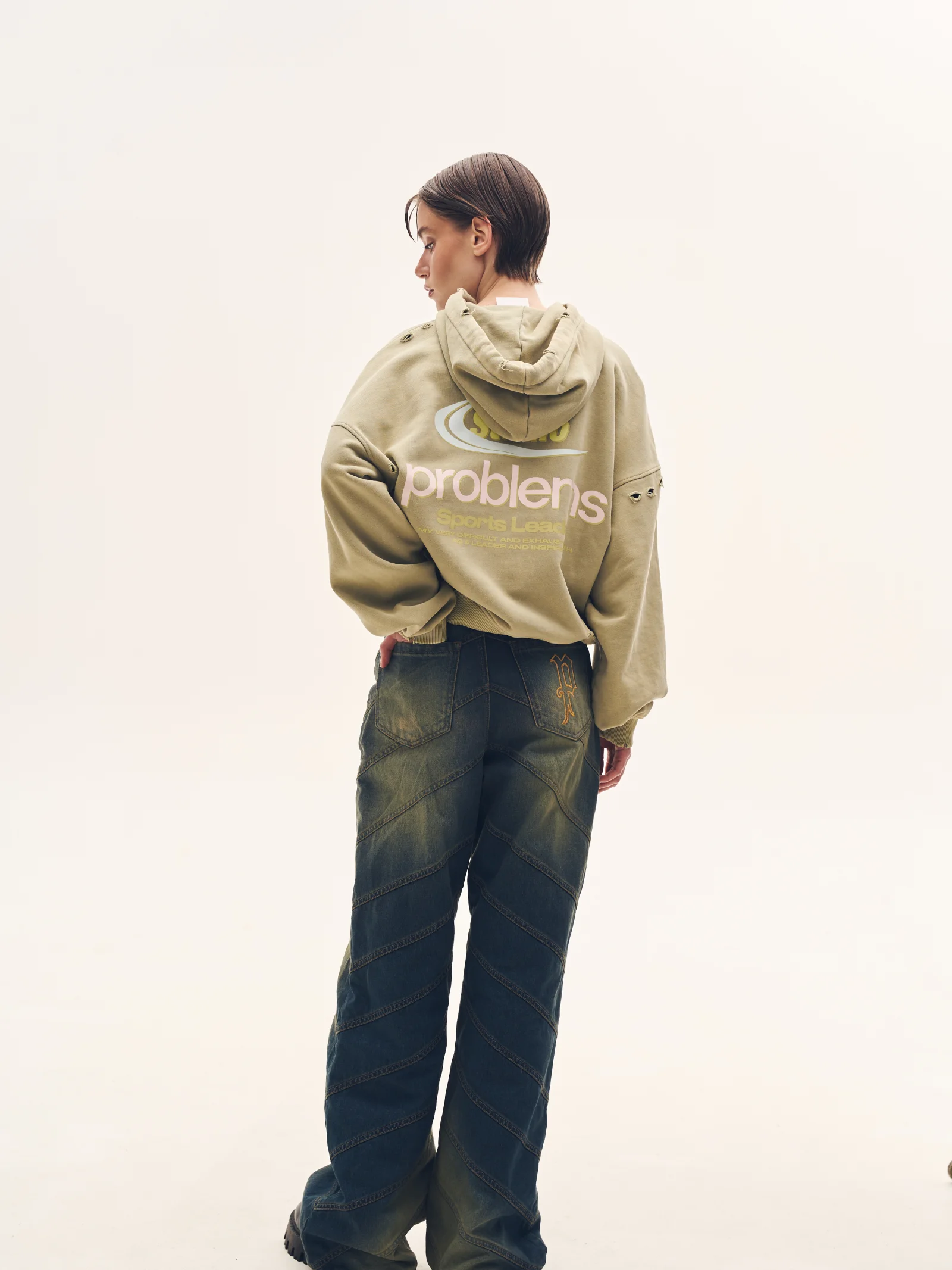 Джинси Problemes Olive Blue 6