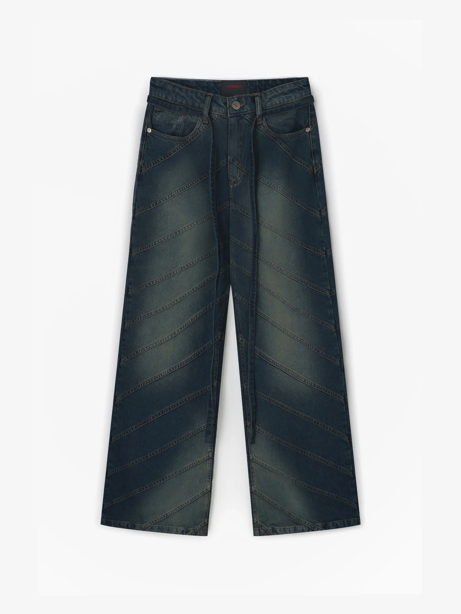 Джинси Problemes Olive Blue 1