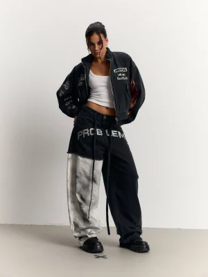 Джинси Problemes Oversized Spray Denim 3