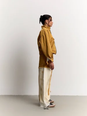 Куртка Problemes Oversized Denim Mustard 6