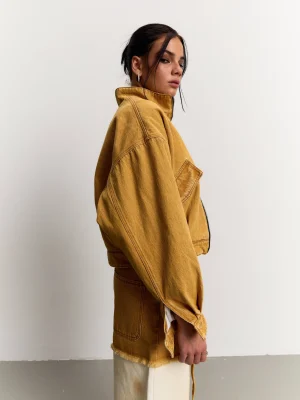 Куртка Problemes Oversized Denim Mustard 5
