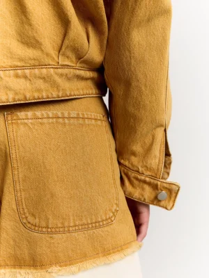 Куртка Problemes Oversized Denim Mustard 4