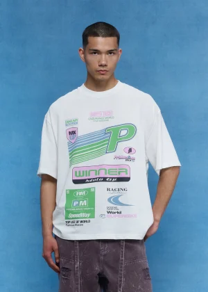 Футболка Racing Moto White 2