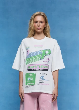 Футболка Racing Moto White 7