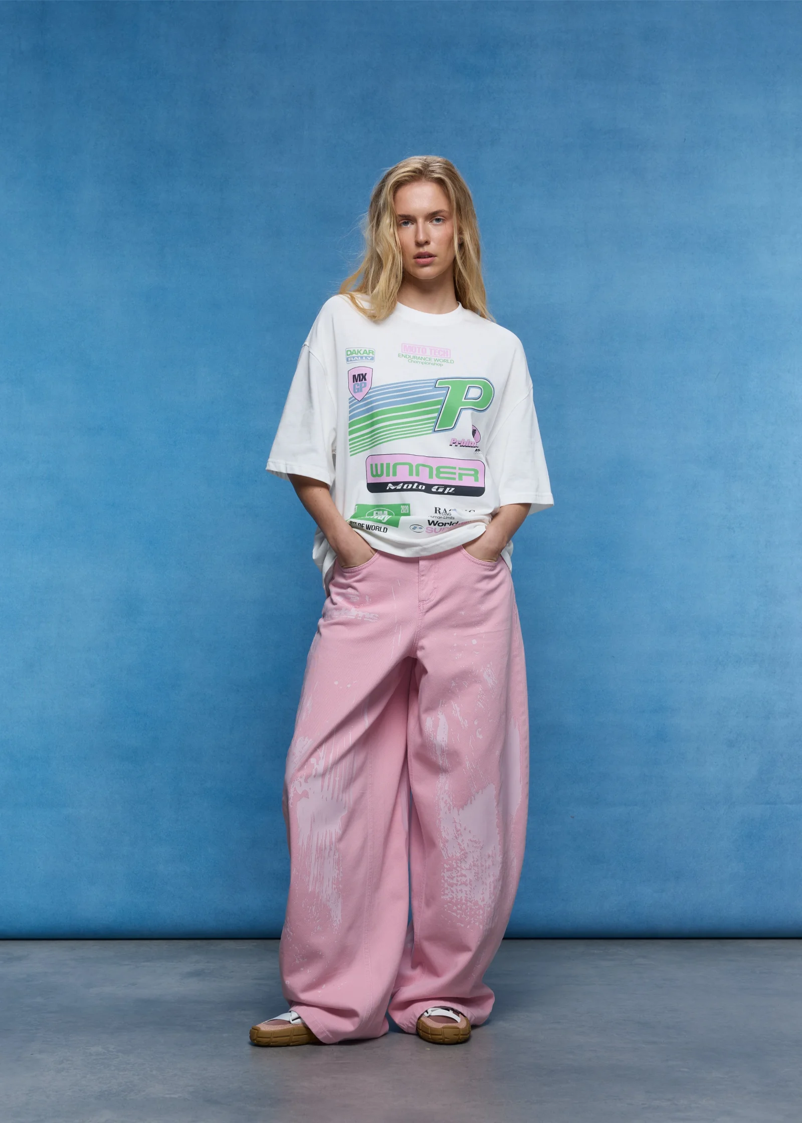 Джинси Oversized Pink 6