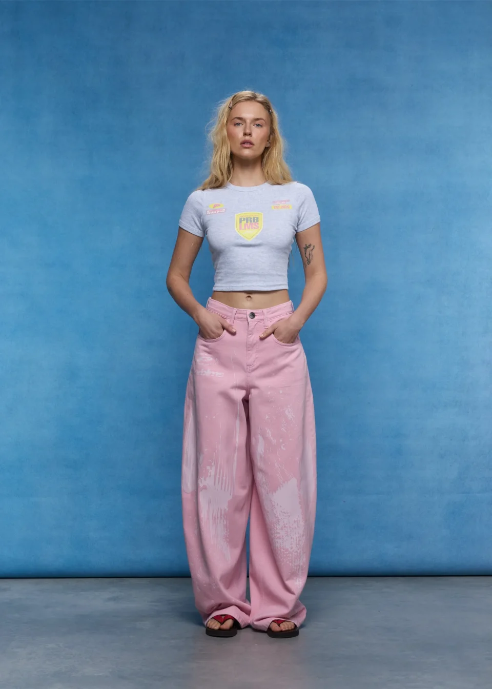Джинси Oversized Pink 2